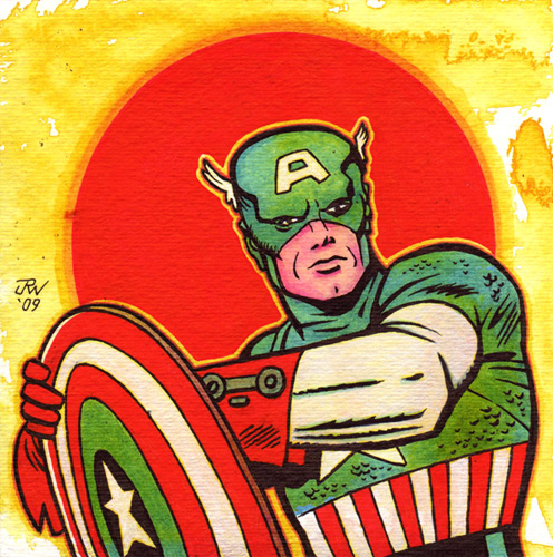 "Captain America" is copyright ©2008 by J.R. Williams.  All rights reserved.  Reproduction prohibited.