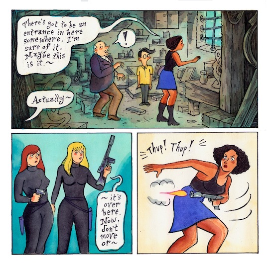 "Super-Enigmatix - Page 84" is copyright ©2008 by Richard Sala.  All rights reserved.  Reproduction prohibited.