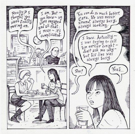 "Super-Enigmatix - Page 77" is copyright ©2008 by Richard Sala.  All rights reserved.  Reproduction prohibited.