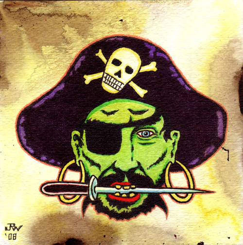 "Pirate" is copyright ©2008 by J.R. Williams.  All rights reserved.  Reproduction prohibited.