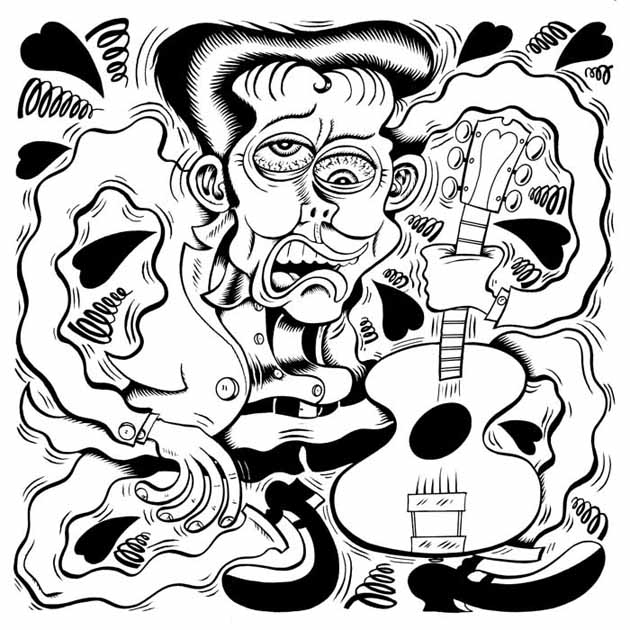 "Elvis Illo" is copyright &copy;2008 by Peter Bagge.  All rights reserved.  Reproduction prohibited.