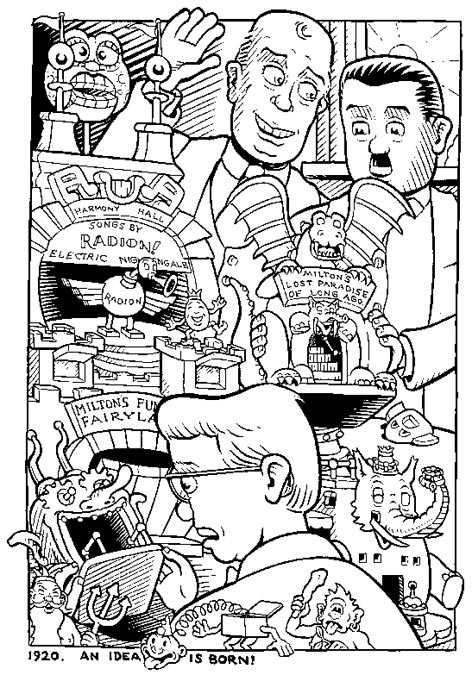 "'Waldo World' back cover" is copyright ©2008 by Kim Deitch.  All rights reserved.  Reproduction prohibited.