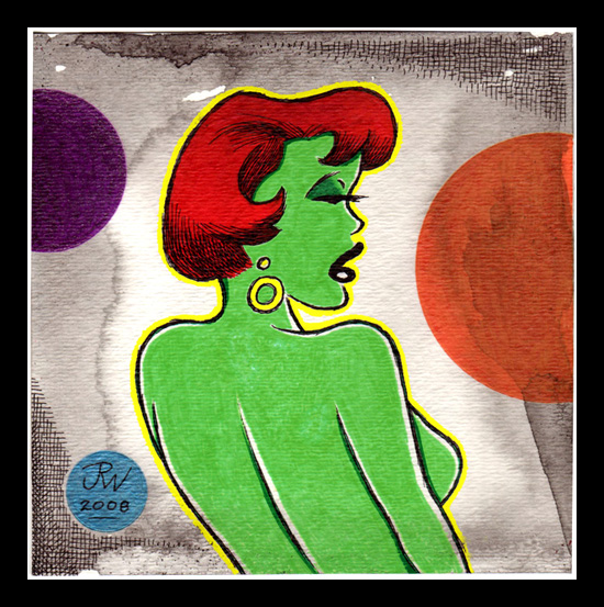 "Green Girl" is copyright ©2008 by J.R. Williams.  All rights reserved.  Reproduction prohibited.