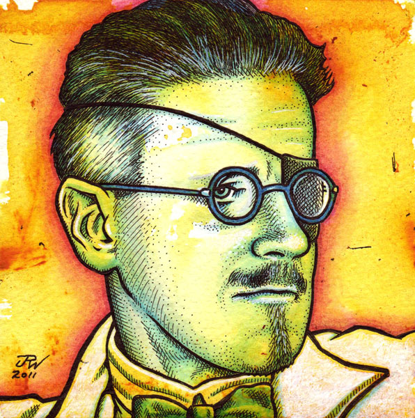 "James Joyce" is copyright ©2008 by J.R. Williams.  All rights reserved.  Reproduction prohibited.