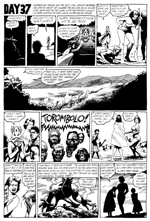 "Love and Rockets issue 2 p.29" is copyright ©2008 by Jaime Hernandez.  All rights reserved.  Reproduction prohibited.