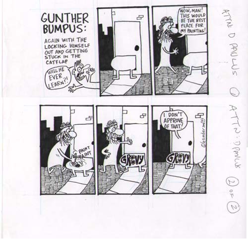 "Gunther Bumpus: Groovy" is copyright ©2008 by Sam Henderson.  All rights reserved.  Reproduction prohibited.