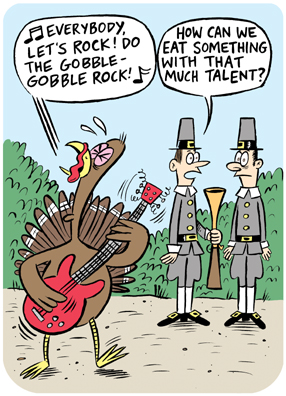 "Nickelodeon Gag #16 - Gobble Rock" is copyright &copy;2008 by Johnny Ryan.  All rights reserved.  Reproduction prohibited.