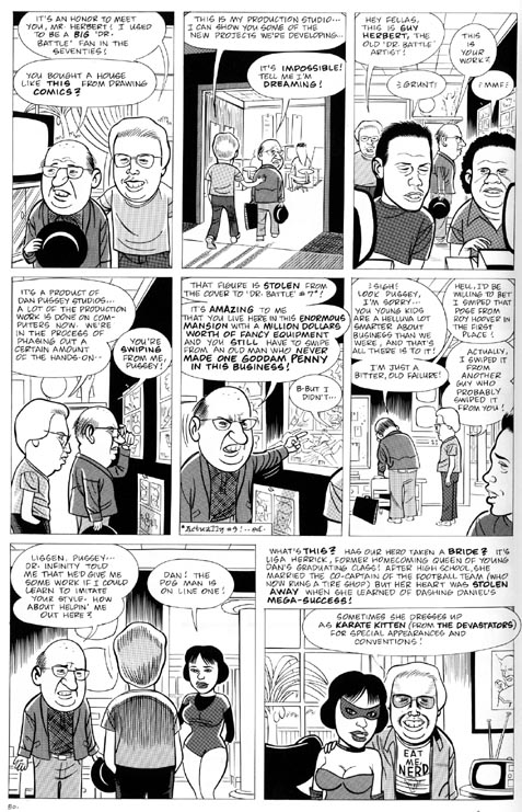 "Eightball issue 14, page 22 (Dan Pussey)" is copyright ©2008 by Daniel Clowes.  All rights reserved.  Reproduction prohibited.