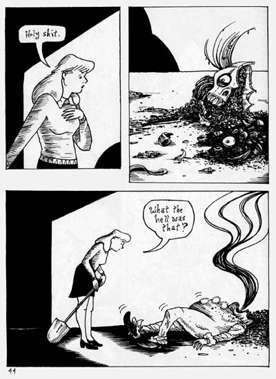 "The Grave Robber's Daughter - page 44" is copyright ©2008 by Richard Sala.  All rights reserved.  Reproduction prohibited.