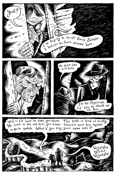 "The Chuckling Whatsit - Pg. 6" is copyright ©2008 by Richard Sala.  All rights reserved.  Reproduction prohibited.