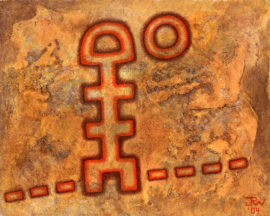 "Lunar Sign (painting)" is copyright ©2008 by J.R. Williams.  All rights reserved.  Reproduction prohibited.