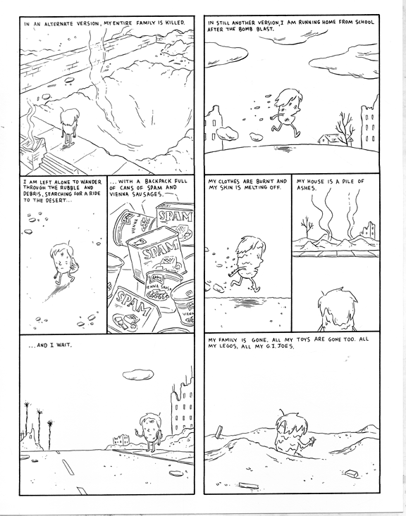 "The Day After (from Roadstrips antho), page 4" is copyright ©2008 by Martin Cendreda.  All rights reserved.  Reproduction prohibited.