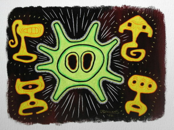 "Glow-In-The-Dark (painting)" is copyright ©2008 by J.R. Williams.  All rights reserved.  Reproduction prohibited.