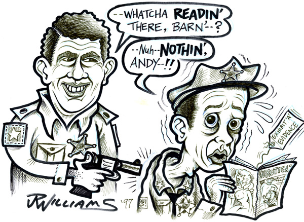 "Andy Griffith & Don Knotts!" is copyright ©2008 by J.R. Williams.  All rights reserved.  Reproduction prohibited.