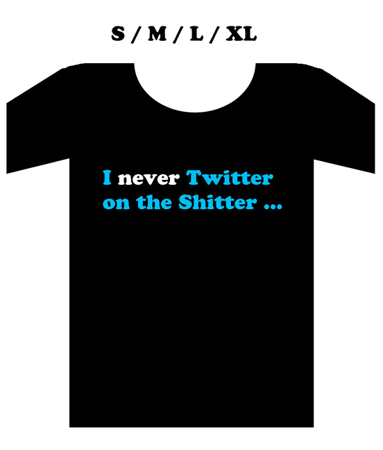 "Twitter T's- Never" is copyright ©2008 by  Mats!?.  All rights reserved.  Reproduction prohibited.