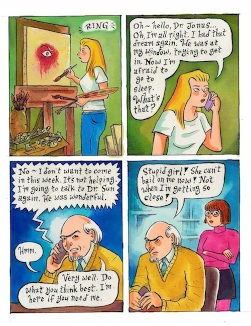 "The Bloody Cardinal - page 60" is copyright ©2008 by Richard Sala.  All rights reserved.  Reproduction prohibited.