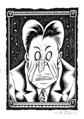 "Skulker #2" is copyright ©2008 by Richard Sala.  All rights reserved.  Reproduction prohibited.