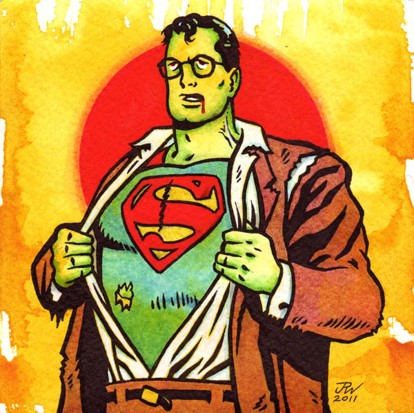 "Zombie Superman" is copyright ©2008 by J.R. Williams.  All rights reserved.  Reproduction prohibited.