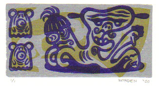 "block print - edition of one" is copyright ©2008 by Dennis Worden.  All rights reserved.  Reproduction prohibited.