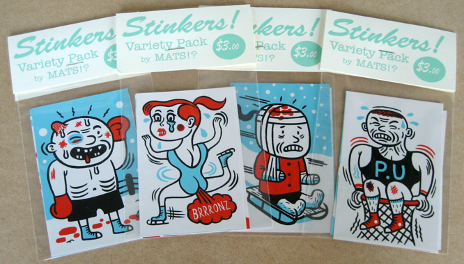 "*4-pack Stinckers.Sports stink!" is copyright ©2008 by  Mats!?.  All rights reserved.  Reproduction prohibited.