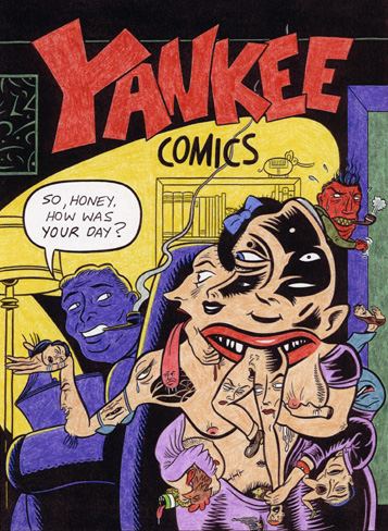 "YANKEE COMICS (COLOR ROUGH)" is copyright ©2008 by Jeremy Eaton.  All rights reserved.  Reproduction prohibited.