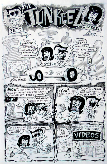 "Jezebel & Jett, page 1" is copyright ©2008 by J.R. Williams.  All rights reserved.  Reproduction prohibited.