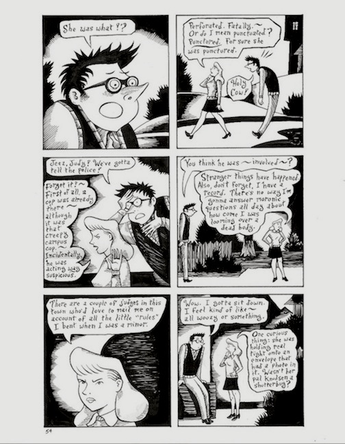 "MAD NIGHT - Page 54" is copyright ©2008 by Richard Sala.  All rights reserved.  Reproduction prohibited.