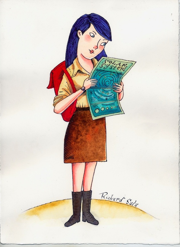 "Future Space Explorer" is copyright ©2008 by Richard Sala.  All rights reserved.  Reproduction prohibited.