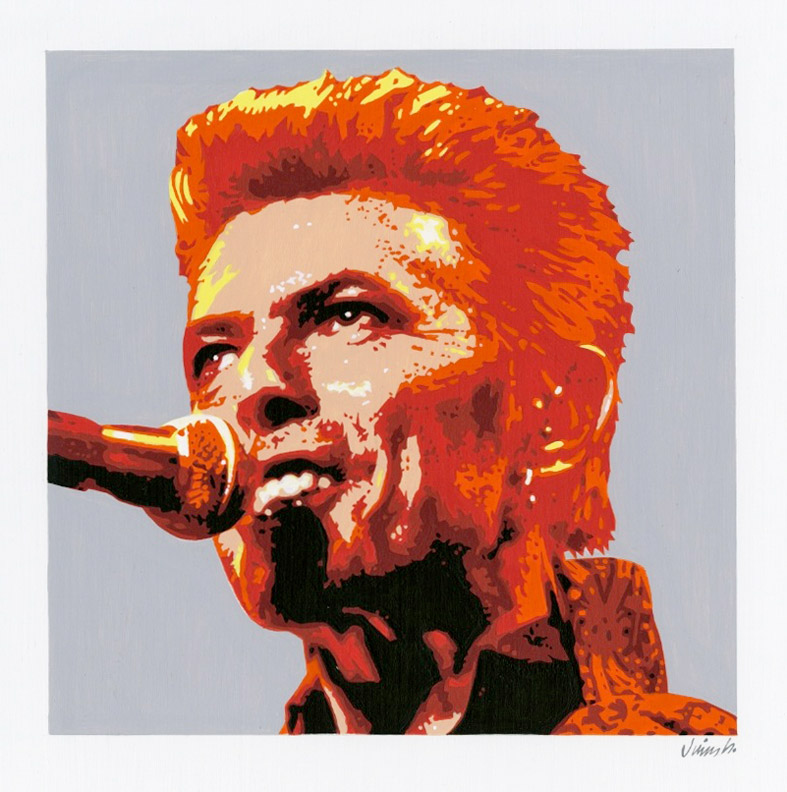 "DAVID BOWIE #4" is copyright &copy;2008 by Jim Blanchard.  All rights reserved.  Reproduction prohibited.