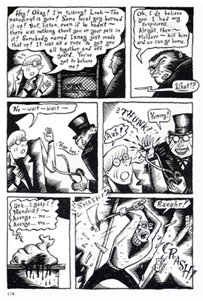 "The Chuckling Whatsit - page 138" is copyright ©2008 by Richard Sala.  All rights reserved.  Reproduction prohibited.