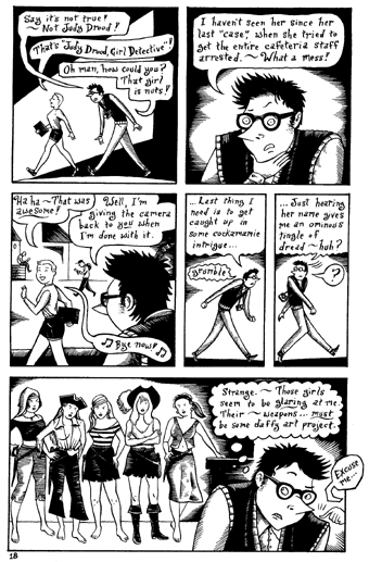 "Mad Night - page 18" is copyright ©2008 by Richard Sala.  All rights reserved.  Reproduction prohibited.