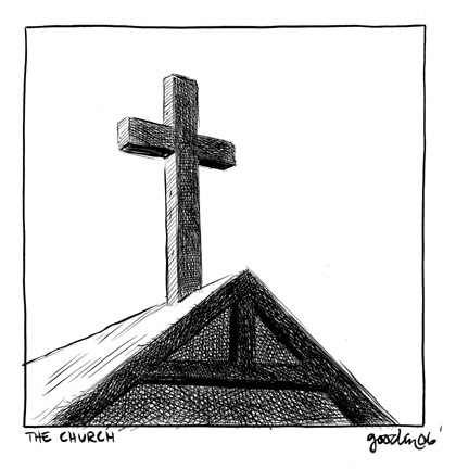 "McSWEENEY'S 21 Tall Man - The Church" is copyright ©2008 by Robert Goodin.  All rights reserved.  Reproduction prohibited.