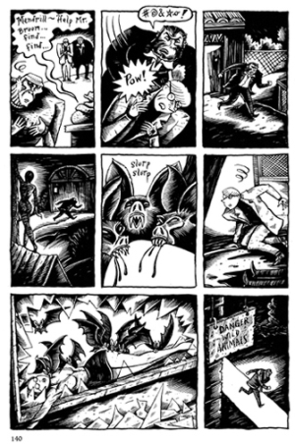 "Chuckling Whatsit - page 140" is copyright ©2008 by Richard Sala.  All rights reserved.  Reproduction prohibited.