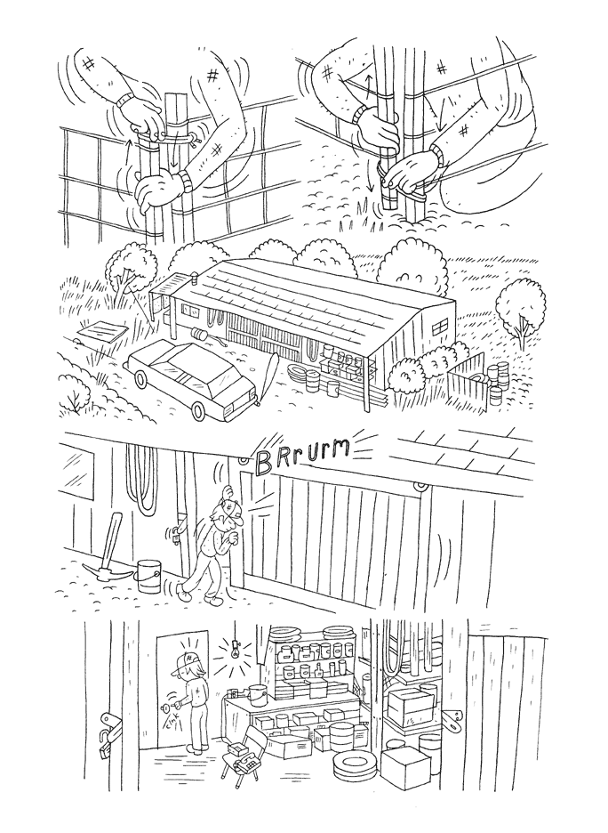 "Ghosts of Guinda - Page 2" is copyright ©2008 by Ron Regé, Jr..  All rights reserved.  Reproduction prohibited.