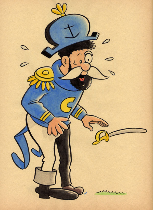 "CARTOON JUMBLE! CAP'N CRUNCH & CAPT. HADDOCK" is copyright ©2008 by Jeremy Eaton.  All rights reserved.  Reproduction prohibited.