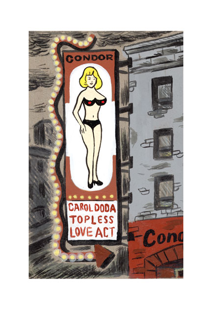 "* Carol Doda- Giclee print" is copyright ©2008 by  Mats!?.  All rights reserved.  Reproduction prohibited.