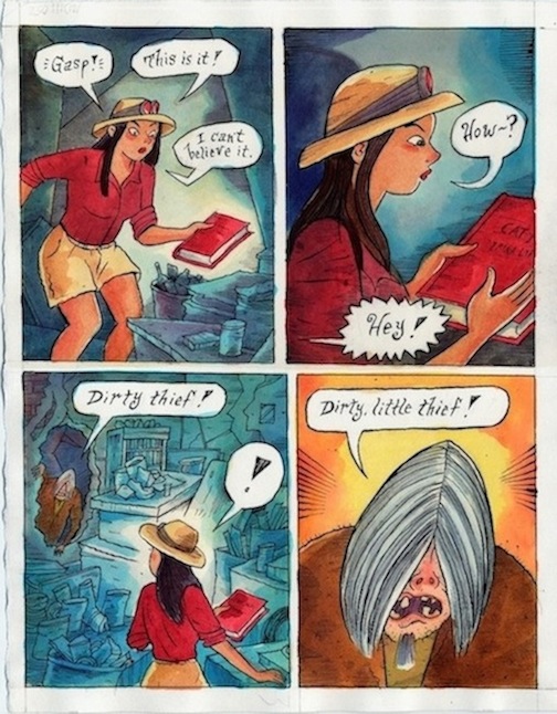 "The Bloody Cardinal - page 36" is copyright ©2008 by Richard Sala.  All rights reserved.  Reproduction prohibited.