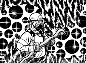 "Stoned Fireman" is copyright ©2008 by Eric Reynolds.  All rights reserved.  Reproduction prohibited.