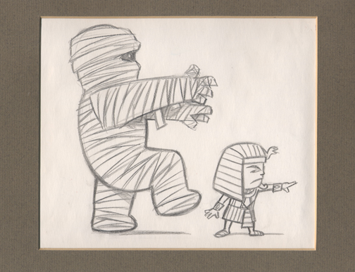 "PHARAOH BOY & MONSTER MUMMY" is copyright ©2008 by Jeremy Eaton.  All rights reserved.  Reproduction prohibited.