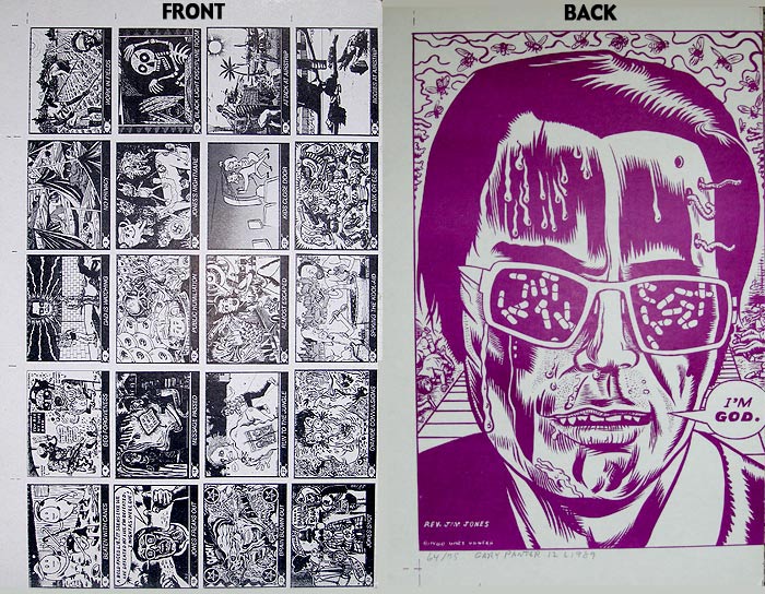 "DEATH CULT uncut card sheet #1" is copyright ©2008 by J.R. Williams.  All rights reserved.  Reproduction prohibited.