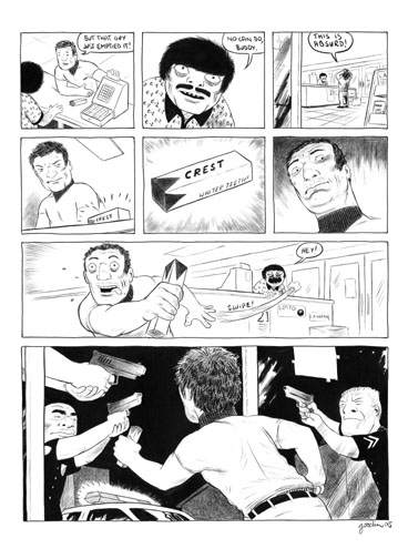 "Toothpaste Run page 7" is copyright ©2008 by Robert Goodin.  All rights reserved.  Reproduction prohibited.