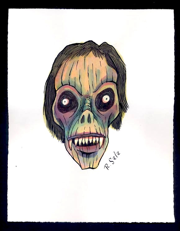 "Unmasked Series:  Bogeyman" is copyright ©2008 by Richard Sala.  All rights reserved.  Reproduction prohibited.