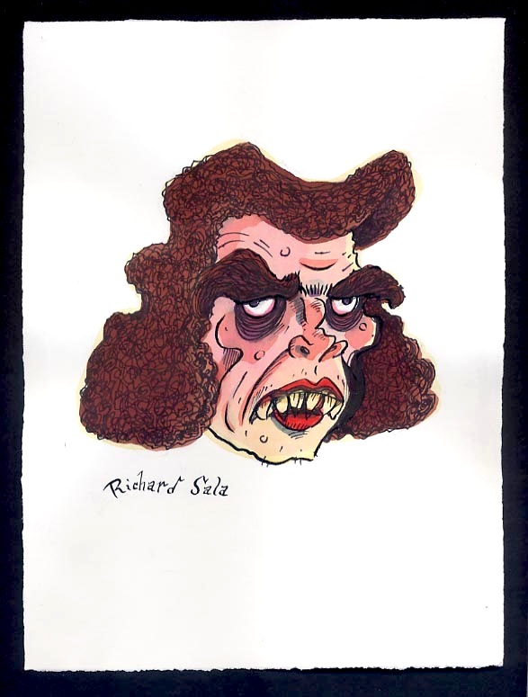 "Unmasked Series: Frankenstein's Daughter" is copyright ©2008 by Richard Sala.  All rights reserved.  Reproduction prohibited.